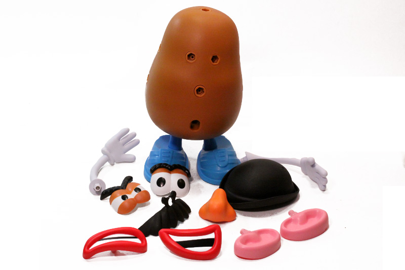 The aftermath of getting some Potato-Head.