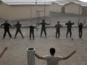Their American trained army can't even do jumping jacks.