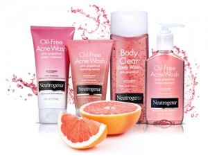 Neutrogena's Oil- Free Acne Wash- Pink Grapefruit line