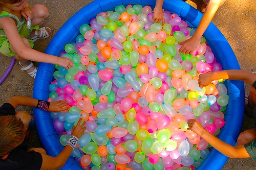Nothing says fun quite like water balloons!