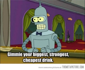 funny-Futurama-Bender-bar-drinking
