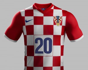 Croatia 2014 World Cup Home Kit