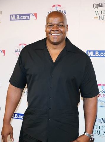 2014 Baseball Hall of Fame Inductee Frank Thomas walks the red carpet at the Captain Morgan White Rum All-Star Bash at Epic Entertainment on July 13, 2014 in Minneapolis, Minnesota.  (Photo by Tasos Katopodis/Getty Images for Captain Morgan)