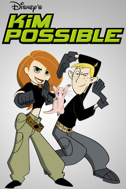KIM POSSIBLE - Kim Possible is your typical teenage girl with normal problems: homework, clothes, boys and saving the world. In her spare time, she fights crime with the help of her best friends Ron Stoppable, Wade and Rufus, a naked Mole-rat. Her usual enemies are the evil Dr. Drakken and his nasty sidekick Shego. (DISNEY CHANNEL) KIM, RUFUS, RON