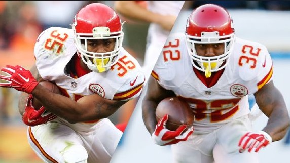Running backs Charcandrick West and Spencer Ware have stepped up big for the Chiefs.